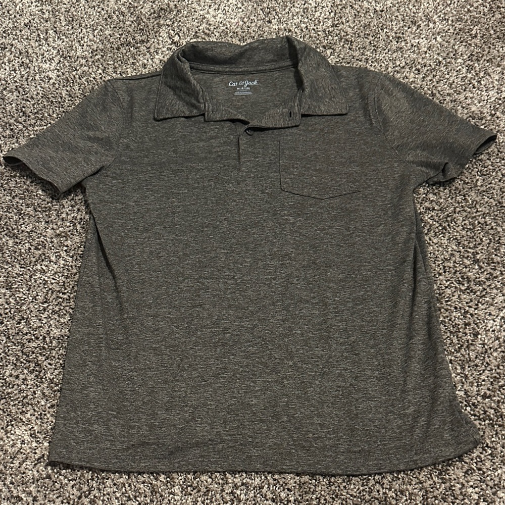 Cat & Jack Gray Polo Shirt for Kids